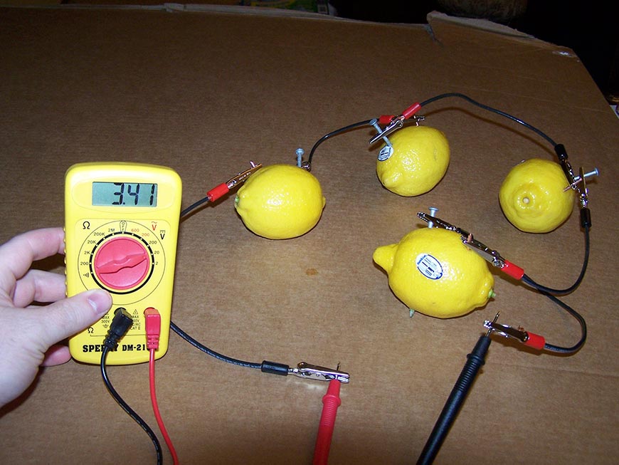 Make a Lemon Battery